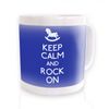 Keep Calm And Rock On (Horse) (Royal) Mug