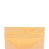 QQ Studio Pack of 100 Double-Sided Two-Tone Ombre Color Gradient Silver Resealable Bags w/Tear Notches for Beauty Scrub Products (2.8" x 3.9", Ombre Orange)