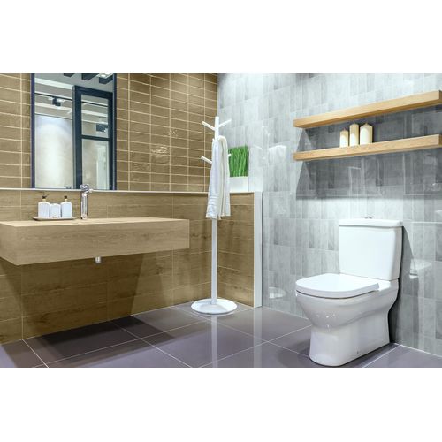 10-Pack Peel and Stick Backsplash Tiles – Waterproof Self-Adhesive for Bathroom & Kitchen, Realistic Marble-Like Finish