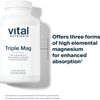 Triple Magnesium Complex | Vegan Magnesium Glycinate, Malate & Oxide 250Mg | ...