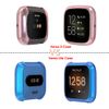 Simpeak 5-Pack Screen Protector Case Compatible with Fitbit Versa 2, TPU Soft Screen Protector Bumper Cover Replacement for Versa 2, Transparent+Rose+Silver+Black+Rosegold