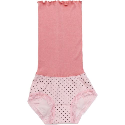 [Sacluster] Sanitary Shorts with Stomach Wrap, Sanitary Underwear Specialty Store Sanitary Shorts, Polka Dot Pink