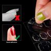 Kalolary Double Sided Tape for Nails, Nail Adhesive, Nail Art, Fake Nails, Jelly Nail Art, Clear Sticker Decals, Set of 10