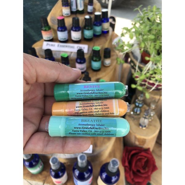 AROMATHERAPY Inhaler 3 PACK Prevention RESPIRATORY COLDS FLU FREE SHIP