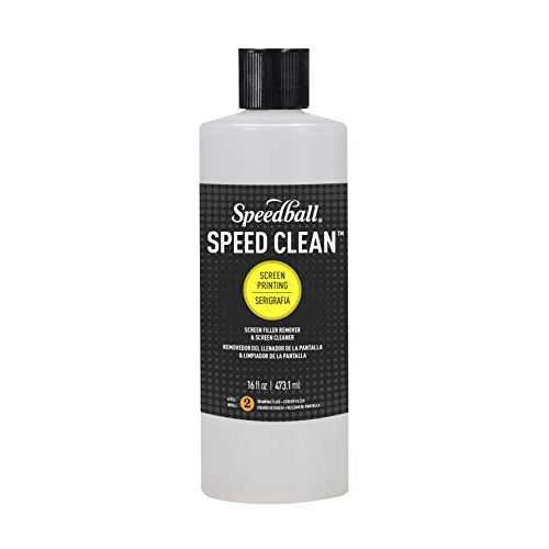 Speedball Speed Clean Screen, 16 oz, Filler Removal Solution for Reclaiming Mesh Printing Frames, Non-Toxic Formula - Made in USA