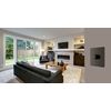 BG Electrical Screwless Flat Plate Single Intelligent Dimmer Light Switch, Black Nickel, 2-Way