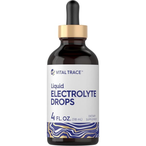 Electrolyte Drops Potassium Magnesium Chloride Hydration Support,  4 Fl Oz
