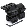 dophee 1" 25.4mm Ring Scope Mount + Same Base Extend Picatinny 20mm Rail 2 in 1