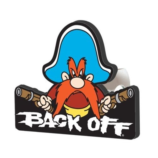yosemite sam back off looney tunes plug cover hider receiver emblem Hitch insert