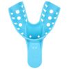 JMU Dental Impression Tray 12 Pcs, Perforated Disposable Impression Trays, 4 Medium Lower
