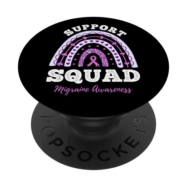 Migraine Support Squad Migraine Awareness PopSockets Swappable PopGrip