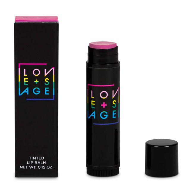 Love + Sage Beach Rose Lip Balm (Pink tint)