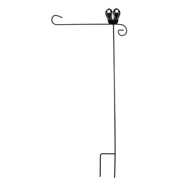 Briarwood Lane Wrought Iron Flip Flops Garden Flag Stand 40" H