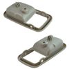 Interior Door Handle Bezel Light Charcoal Gray Front Left Right Pair for Tundra
