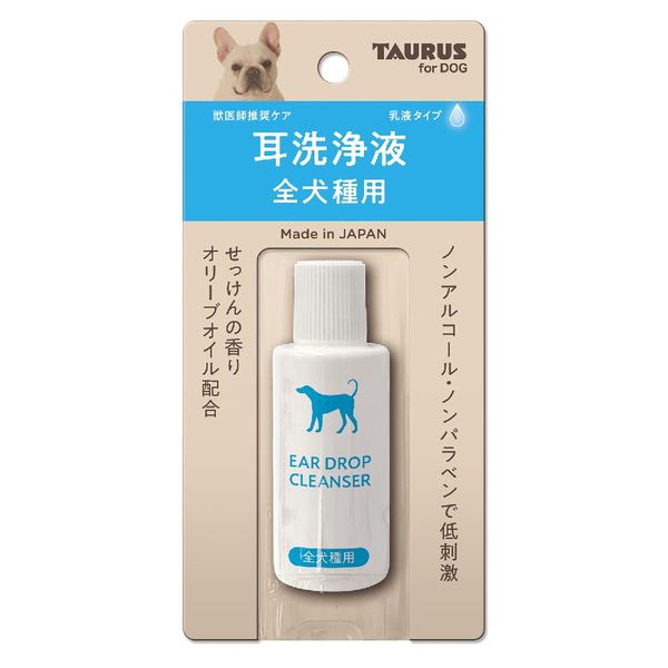Taurus Ear Cleaning Solution for All Dog Breeds, 0.9 fl oz (25 ml)