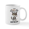CafePress Grumpy Cat Funny Saying Mugs 11 oz (325 ml) Ceramic Coffee Mug
