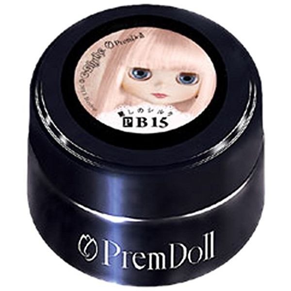 Pregel DOLL-B15 Primdoll Gel Nails, Beautiful Silk, 0.1 oz (3 g), Collaboration with PREGEL x Blythe (Blythe) Color Gel, UV/LED Compatible