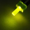 sourcing map 20Pcs 2mm Pre Wired LED, Yellow-Green DC6-12V Diffused Lens, Light Emitting Diodes