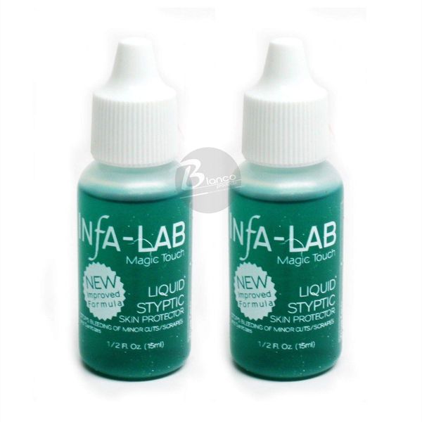 Infalab Magic Touch Liquid Styptic Skin Protector Stop Bleeding Cuts (2 pieces)
