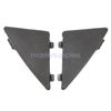 For 2014-2016 MAZDA 3 Front Bumper Tow Hook Eye Cover Grille Cap Triangle Trim