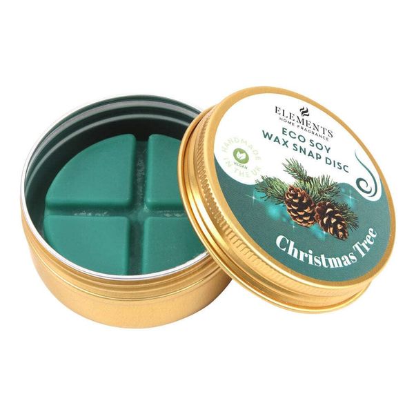Something Different Christmas Tree Disc Wax Melt (One Size) (Green/Gold)
