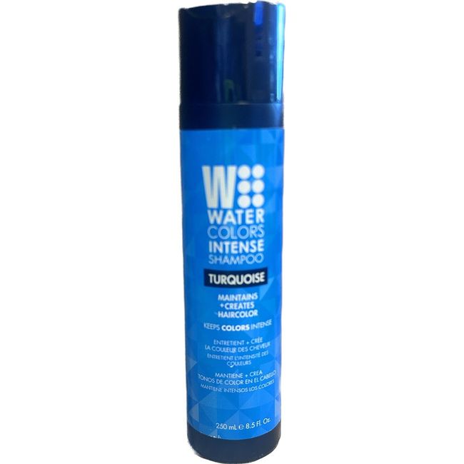 Watercolors Intense Shampoo - Turquoise by Tressa for Unisex - 8.5 oz Shampoo