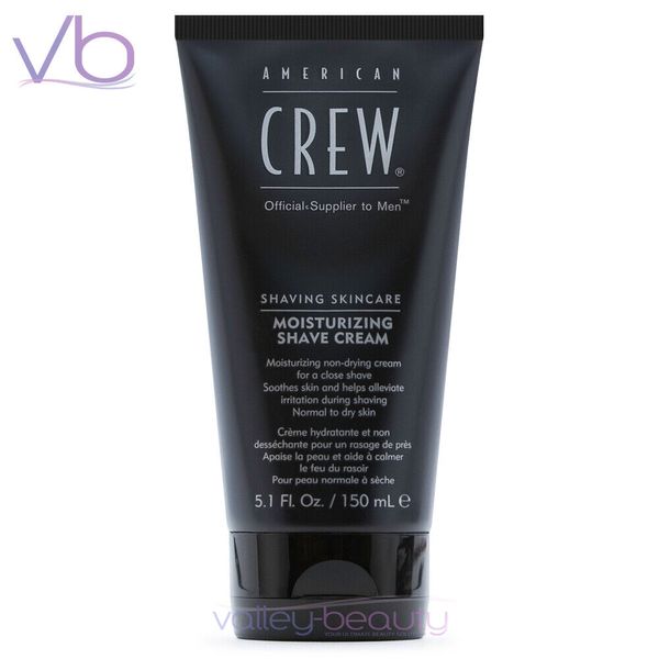 AMERICAN CREW Shaving Skin Care Moisturizing Shave Cream with Aloe, Non-Drying