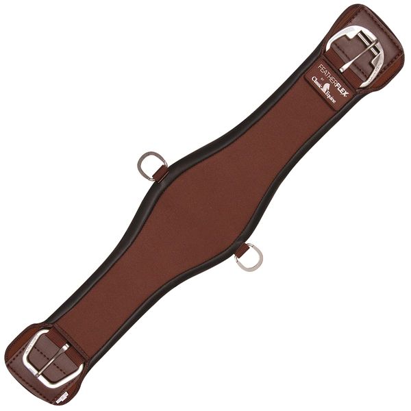 Classic Equine Featherflex Roper Cinch, Brown, 32-inch