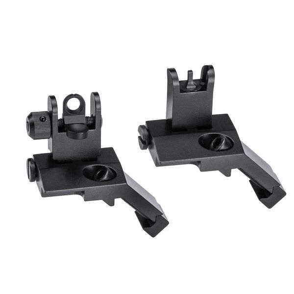 Barska AW13260 Flip-Up 45 Degree Offset Sight Set, Black