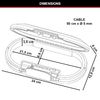 Master Lock Mini Travel Safe with Cable - 5900EURD