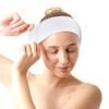 30PCS Disposable Spa Headbands, Stretch Non-Woven Facial Headband with Adjustable Magic Tape, Soft Skin Care Essential for Home Use Hotel Spa and Hair Salon