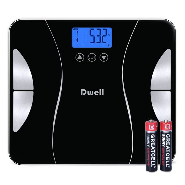 Dwell Smart Scale, BTS186B, Black