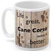 Cane Corso Dog Mug, Cane Corso Dog, Ideal Present for Dog Lover