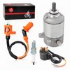 Starter Motor & Relay Ignition Coi Spark Plug Compatible with Honda Recon 250...