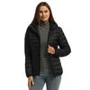 wantdo Women's Ultra Light Down Jacket Winter Packable Warm Coat Black Medium