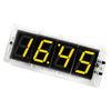 DIY Digital Clock Soldering Kit 4-Digit LED Display with Temperature Sensor, 12H/24H Alarm & Memory Function, STEM Electronics Project for Teens & Adults (Yellow)