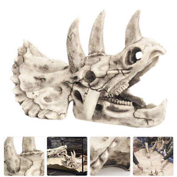 Pet Stuff for A Tank Skull Terrarium Decor Safe Aquarium Decoration Fish Perch