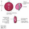 ULTIMATE EARS MINIROLL Ultra-Portable Waterproof Bluetooth Speaker, Big Bass, IP