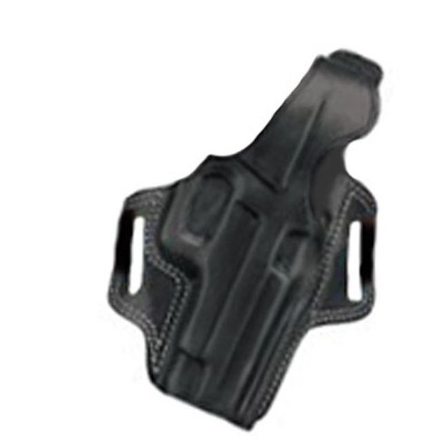 Galco Fletch High Ride Belt Holster for Glock 17, 22, 31 (Black, Right-Hand)