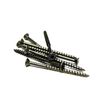 (500) 9x2-1/2 Square Flat Head Wood Screws (Plain and Lubed)