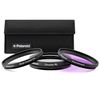 Polaroid PL3FIL58 Optics 3 Piece Filter Kit Set [UV,CPL,FLD] , 58 mm