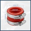 INFINAUTO 35mm ID Red Carburetor Adapter Intake Pipe Boot Interface - 1Pcs Durable Material Stylish Design