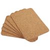 APOLLO 1561 Cork Placemat Set 6 28x20cm, Multi-Colour, 28x0.6x20.5