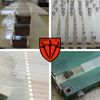 3 Swords Germany double sided GLASS NAIl FILES for natural and artificial nails with nail buffer and black plastic case