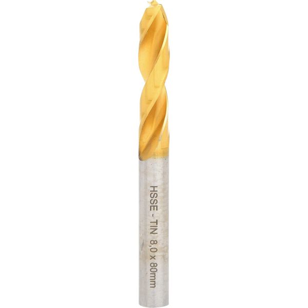KS Tools 332.0208 Hsse-Tin Spot Weld Drill Dia 8 0mm