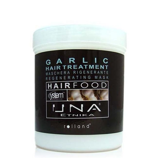 Una Hair Food Garlic Hair Treatment Regenerating Mask 34 Fl. Oz