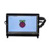7" Front Back Shell + Base + Screws for Portable Display, 2 B LCD Screen Prop Stand for Raspberry Pi