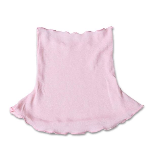 H12-0015_PK Sleeping Mask, Back Silk Moisturizing Long Neck Warmer (Pink) Made in Japan