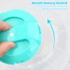 2 Hamster Jogging Balls, 14.5 cm Plastic, Transparent, for Hamsters & Small Rodents