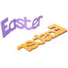 Springboard Easter Banner Cards Easter Activity Pack - Coloured Easter Cards for Decoration, Collaging, and Classroom Wall Displays - 30 Pack